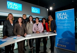 Podiumsteilnehmer beim 13. DEAL TALK® in THE SQUAIRE am Frankfurter Flughafen