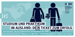 Flyer zum Internationalen Tag an der Fakultät in Holzminden