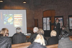 Öffentliche Informationsveranstaltung in der Konstantinbasilika, Präsentation der konserva