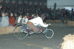 Der Fahrer des HAWK-Teams \\"30+\\", Tilman Osterwitz.