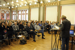 Auditorium einer Konferenz an der HAWK