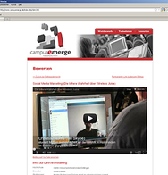 E-learning-Projekt und Film nehmen am Wettbewerb Campusemerge für hervorragende Hochschullehre 