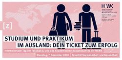 Studium und Praktikum im Ausland