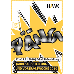 Plakat der Novemberausstellung, der Hawk Gestaltung 2010