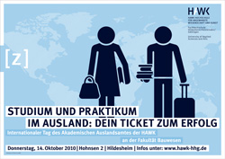 Plakat Infoveranstaltung Auslandsstudium