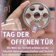 Plakat zum Tag der offenen Tür an der Fakultät [n] der HAWK in Göttingen