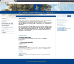 Screenshot der neuen Website