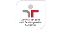 Zertifikat Familiengerechte Hochschule 2015
