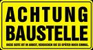 Achtung baustelle